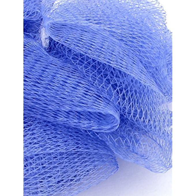 Ruilogod Bathroom Pink Blue Nylon Body Washing Shower Ball Mesh Nets Pouf 4 Pcs (id: 4e9 a9f 548 e1a fc6 - Image 2